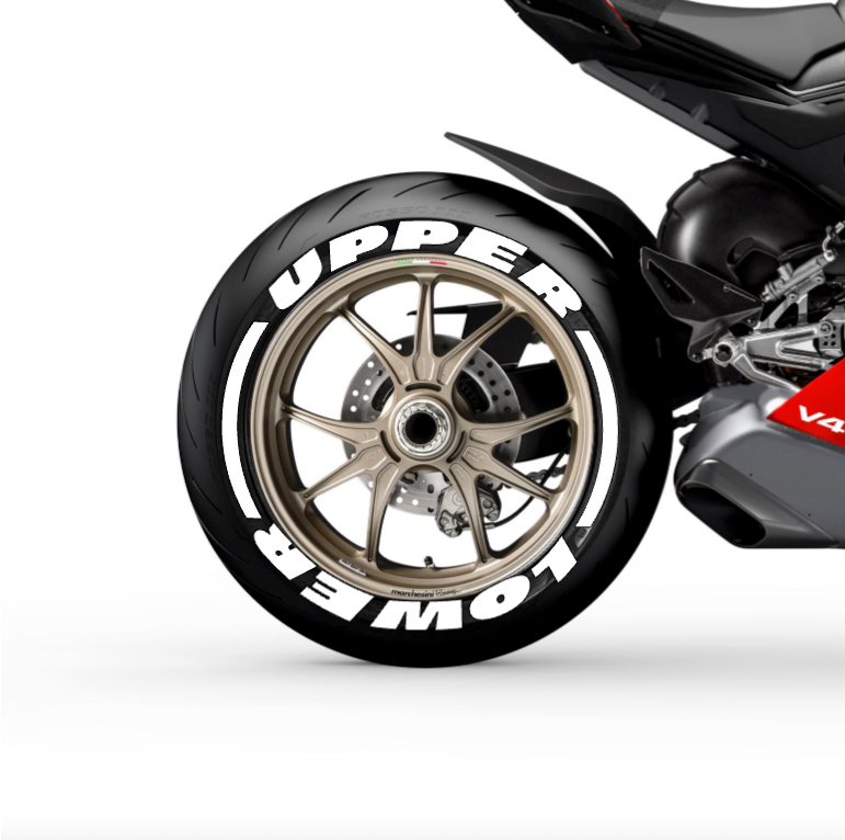 Lettres de pneu personnalisées